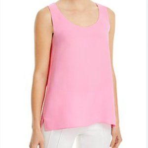NWT Theory Pink 100% Silk Tank Top style Isaac Sz M